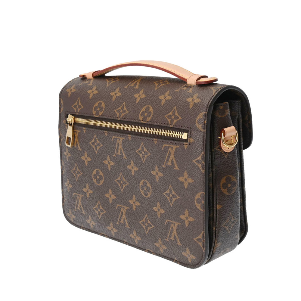 LOUIS VUITTON Monogram Pochette Metis MM Brown M44875 Women's Canvas Bag - Picture 2 of 12